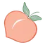 Peaches Fitness Club logo