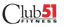 Club 51 Fitness logo